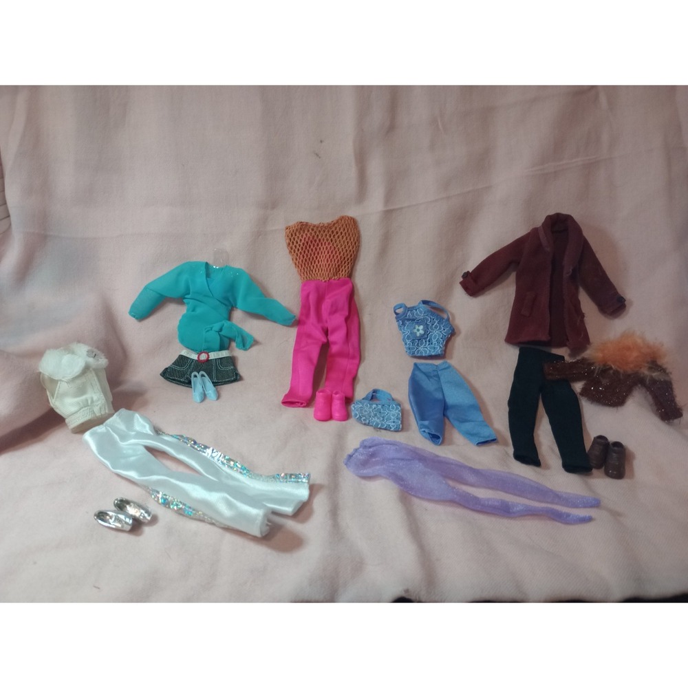 Vintage Barbie JEM Fashion Doll Clothes Lot Fashion Avenue Lucky Brandi 16pc